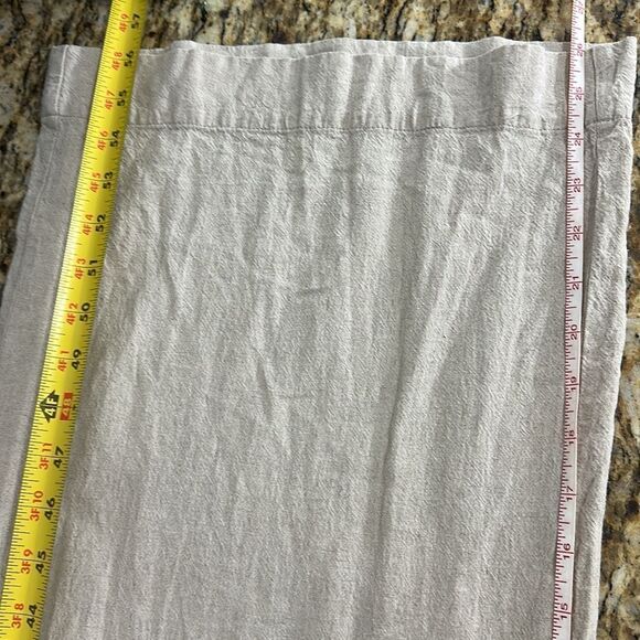 Free People Neutral Light Beige Linen Blend Jumpsuit With Pockets Size M - Picture 9 of 10